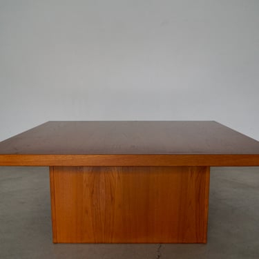 1960's Danish Modern Teak Platform Coffee Table 