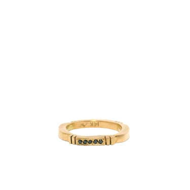 SECONDS JEWELRY: .Black Diamond Milky Way Pinky Ring