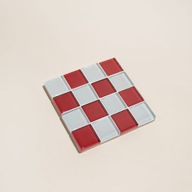 Subtle Art Studios | Cherry Glass Tile Coaster