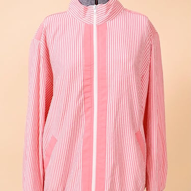 Pink Striped Golden Girls Jacket By Alfred Dunner, XL
