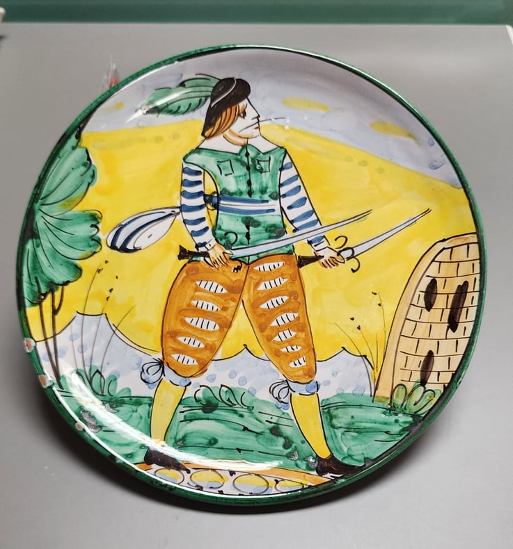 Bitossi Italian Pottery Plate