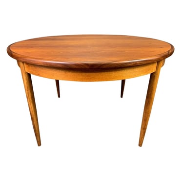 Vintage British Mid Century Modern Teak Dining Round Table by G Plan 