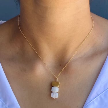 Philippa Roberts | Stacked Moonstone Necklace