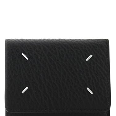 Maison Margiela Woman Black Leather Wallet