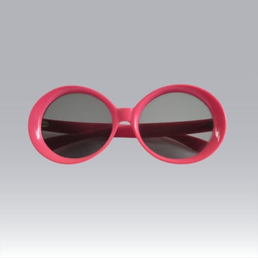 Vintage Pink A Palooza Sunglasses, 1960s Eyewear, Bubblegum Pink Hippie Glasses 