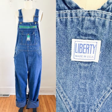 Vintage 1980s-90s Liberty Denim Overalls / S-M 