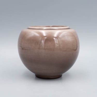 Harold Johnson Mid Century Rose Bowl Vase | Vintage California Pottery 