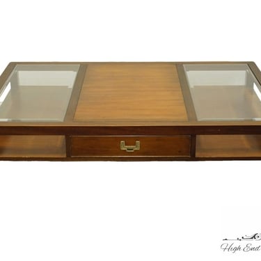 HEKMAN FURNITURE Traditional Modern 54" Accent Coffee Table with Glass Panels 