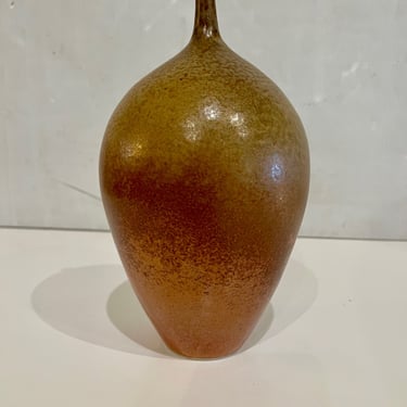 American Mid Century Ceramic Vase Glazed California Design