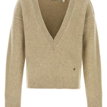 Burberry Men Cappuccino Wool Blend Sweater