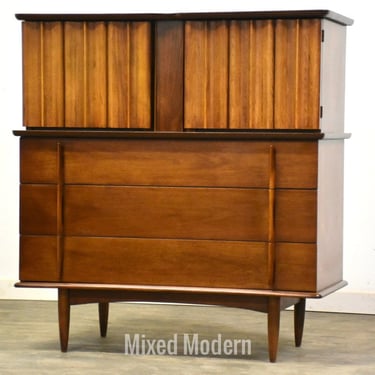 Mid Century Tall Dresser by United Furniture 