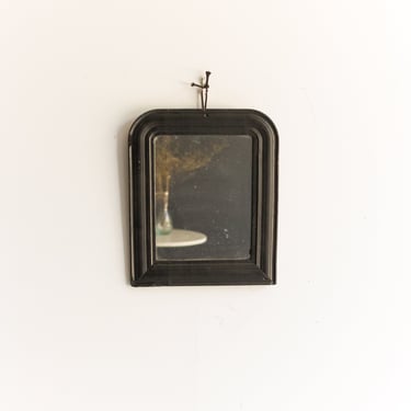 Black Louis Philippe Mirror | 12 x 14.5