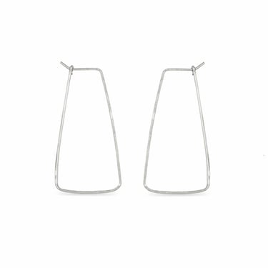 Petite Trireck Hoops - Sterling Silver