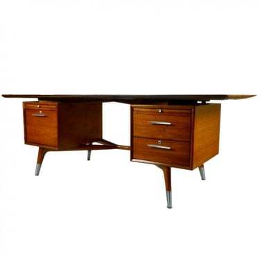 1960s Floating Top Executive Desk