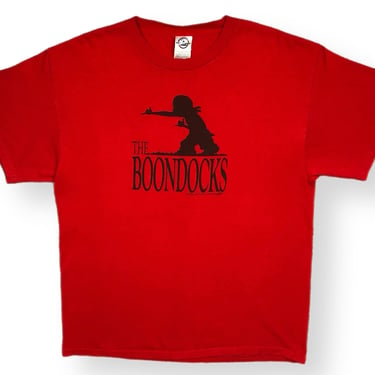 Vintage 2006 The Boondocks TV Show Promo Graphic Cartoon T-Shirt Size Large 