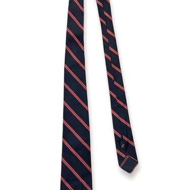 Vintage 1960s/1970s BROOKS BROTHERS Makers Silk Necktie ~ Repp Stripe ~ Preppy ~ Ivy Style ~ Trad ~ Tie 