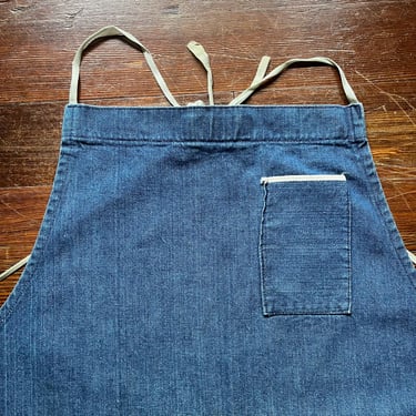 Vintage 40s 50s Selvedge Denim Apron workshop Americana 