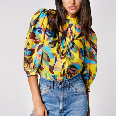 Frontier Blouse - Tropical Yellow