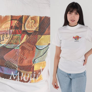 Hard Rock Cafe Shirt 90s Munich Germany Tshirt 90s Tee Graphic Vintage Single Stitch Retro 1990s Extra Small xs 