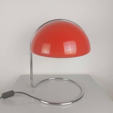 Meblo Conchiglia Vintage Bedside Table Lamp / Buttura & Massoni for Harvey Guzzini / Retro Desk Lamp / Nightlight / Yugoslavia / 1970s 