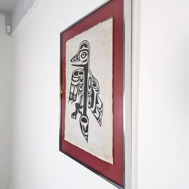 PNW Indigenous Thunderbird Framed Artwork