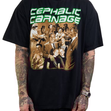 Vintage 2000 Cephalic Carnage Tour T-Shirt