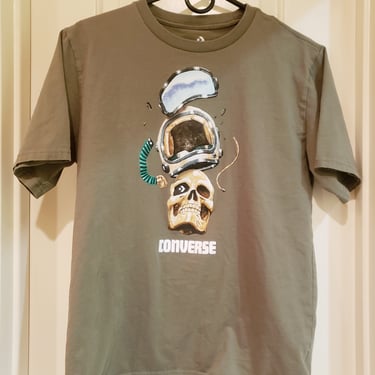 RARE FIND Sports theme vintage Tshirts Converse Limited Edition Skull Kingdom Tshirt size Medium 