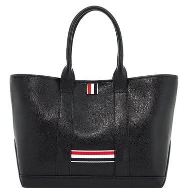 Thom Browne Small Leather Tote Bag For Tools Men