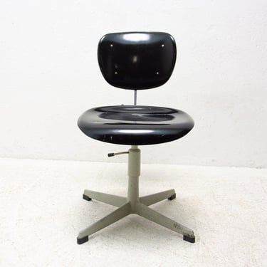 Vintage Art Deco Industrial Swivel Desk Chair by | Sourced Modern