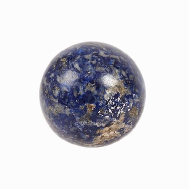 Miniature Marble Ball Small Blue Sculpture Vintage 