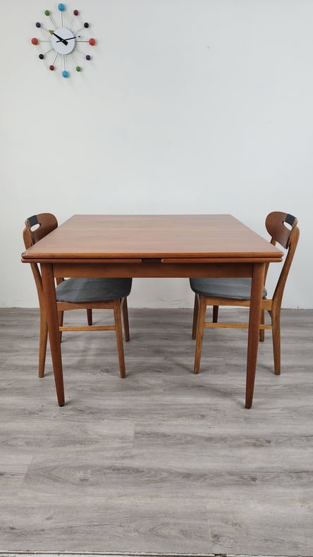 Danish Modern Square Dining Table