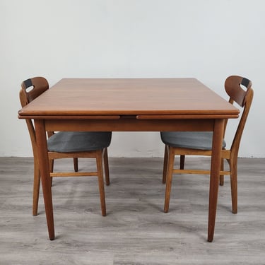 Danish Modern Square Dining Table