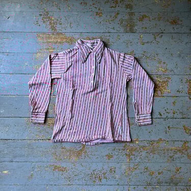 Vintage 1970s Koret of California Half Button Up Shirt 