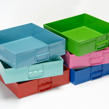 1950s Mail Sorting Trays, Refinished, Choose Your Color