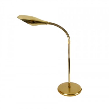 Brass Gooseneck Lamp from Denmark