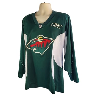 Kirill Kaprizov Minnesota Wild NHL Hockey Jersey Long Sleeve M Green CCM Reebok 