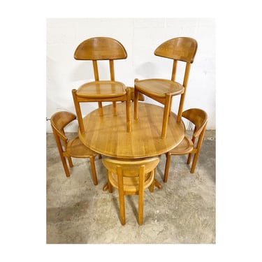Ansager Mobler Danish Dining Set Table and Chairs 