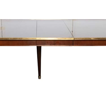 Mid Century Mahogany Directoire Jansen Style Dining Room Table