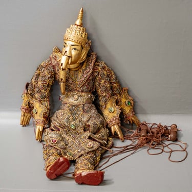 Vintage Burmese Ganesh Puppet