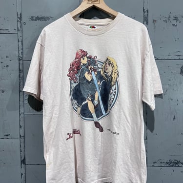 L 90's The Twelve Kingdoms Anime tshirt White Large T Shirt Action Anime Japanese Television Series  Shirt Tees Size L 