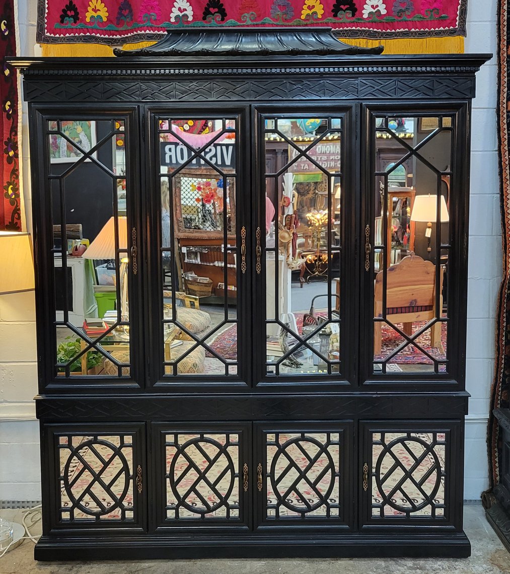 Hollywood Regency China Cupboard Wishbone Reserve Baltimore, MD