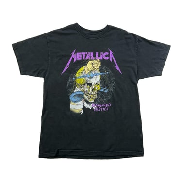 Vintage Metallica T-Shirt Damaged Justice