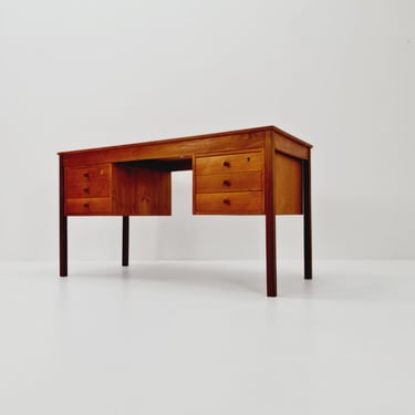 Midcentury Danish Teak Desk by Domino mobler, 1960s 