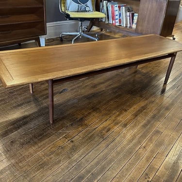 Long and Low Coffee Table by Drexel 1960