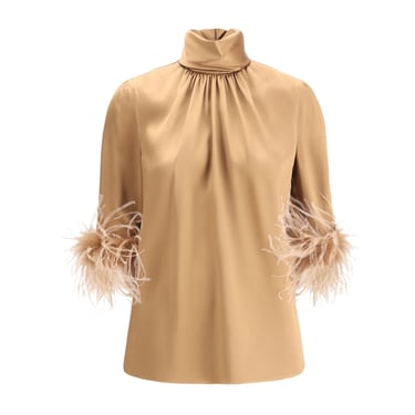 Dolce & Gabbana Women Feathers Blouse