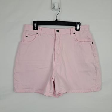 Vintage 90s Baby Pink Denim Shorts 