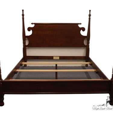 NICHOLS & STONE Solid Cherry Contemporary Traditional Style King Size Four Poster Bed 905006 