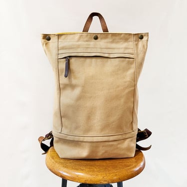 Canvas Snap Top Backpack