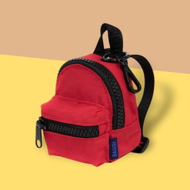 Baggu Mini Backpack Charm Keychain