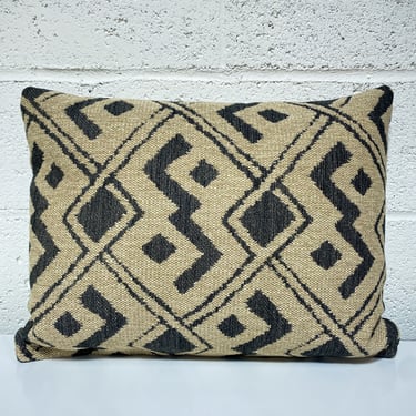 Natural Woven Rectangular Pillow